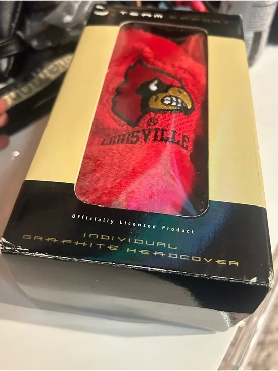 Red Plush Louisville Cardinals Golf Headcover - Picture 7 of 7